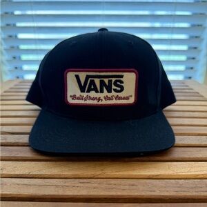 NWOT Vans signature Geoff Rowley Built Strong Cali Casual SnapBack black/red